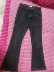 Black Bootcut Jeans