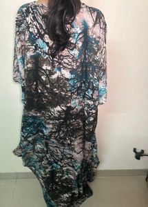 Boho Print Kaftan Dress
