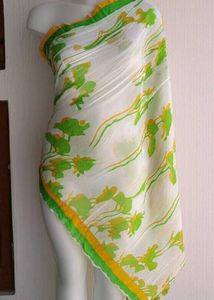 Elegant Floral Print Duppata/Scarf