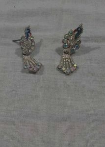 Peacock Drop Earrings