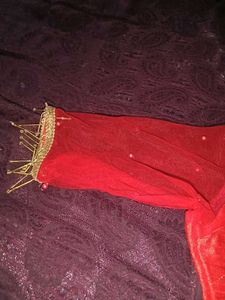 Red Embroidered ♥️👗 Lehenga Blouse Only.
