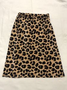 Leopard Print Skirt