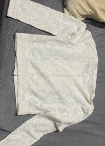Shrug With Pearls