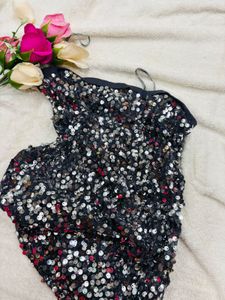 Sparkly Sequin Tube Top