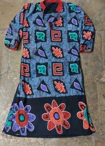 Batik Printed Kurta Set