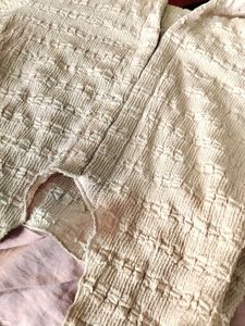 Textured Beige Top