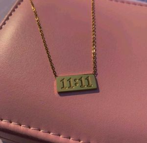 11:11 Gold Antiturnish Necklace
