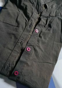 Purple Button-Down Shirt