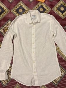ONLY AND SONS White Long Sleeve Shirt