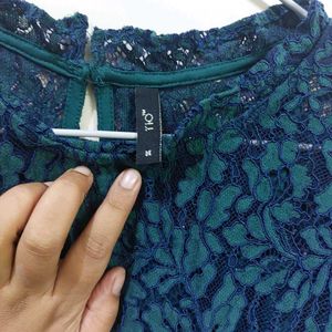 Lace Mock Neck Top