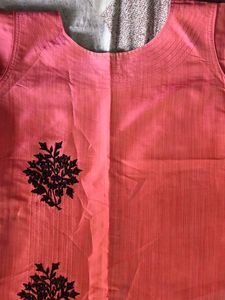Peach New Kurta