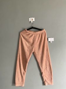 Peach Terrycloth Lounge Pants