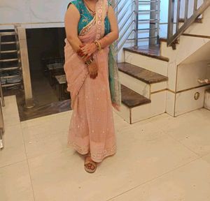 Wedding Kanjivaram Pattu Silk Saree Stitching B