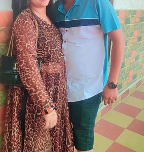 Tiger Print Long Kurti
