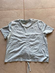 Blue Drawstring T-Shirt