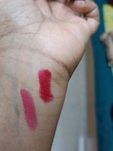 Maybelline Lipstick Combo: Red And Nude Pink