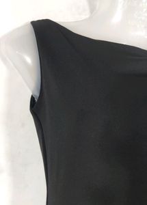 Lee Douche Black Plain Western Dress (Women)