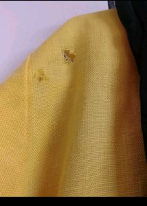 Yellow Kurti with Black Pants,Used