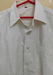 Shirt Cream Colour 40&#34; Size