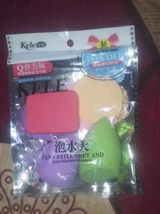 Kele Powder Puff And Blender (Pack Of 6)