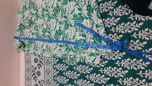 Floral Fabric with Eyelet Detail