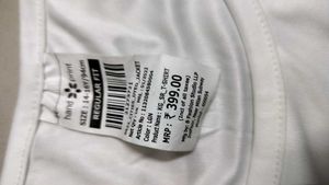 regular fit white top for 14-16yr/ 94cm size