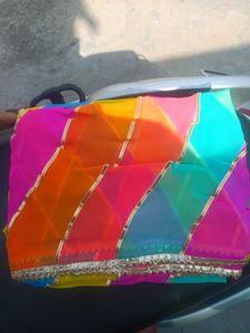 Multi Colour Georgette Dupatta.