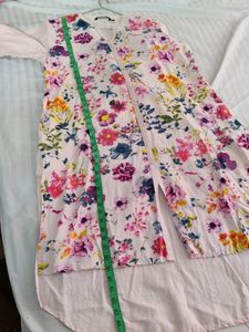 High Low Floral Kurta