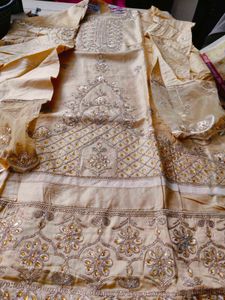 pure glace cotton suit