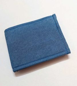 Blue wallet with card compartments