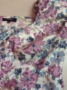 Floral Cute Cropped Top