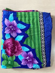 Floral Print Saree