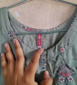 Floral Print Kurta