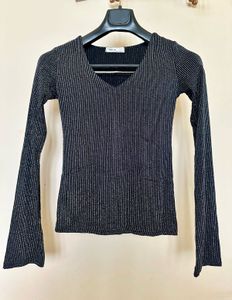 Shimmer Bell Sleeves Top