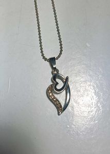 Silver Heart Pendant Necklace
