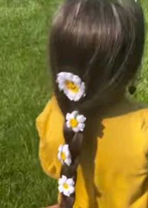 Daisy Hair Clips - Adorable!