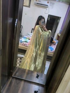 Green &amp; Gold Saree