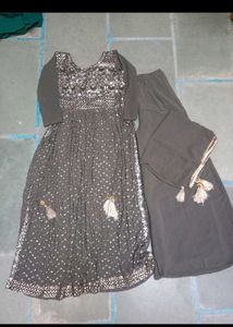 Olive Green Embellished Kurti