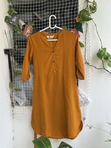 Mustard Yellow Tunic Top