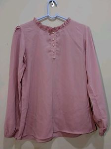 Elegant Mauve Tunic Top