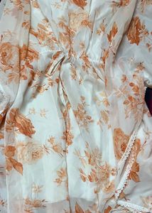 Floral Print kaftan dress