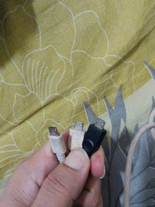 3 Data Cables Micro Usb Type