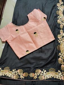 Pure Silk Party Wear Saree With Free Jewellery Set