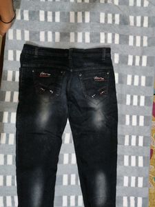Old School Type Stylish Black Jeans