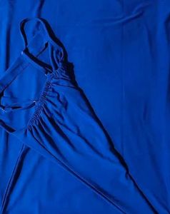 Elegant Blue Maxi Dress