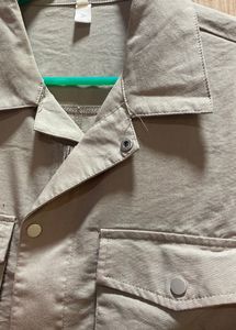 Beige Shade Imported Material Women Shirt
