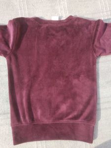 Kids' Cozy Velvet Sweatshirts