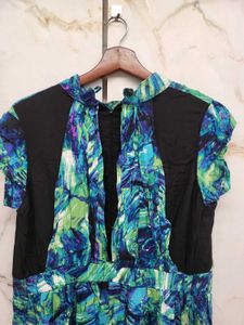 Abstract Print Dress