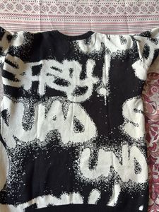 Graphic Print Sweater