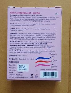 Expired MyGlamm Issa Vibe Eyeliner Kit